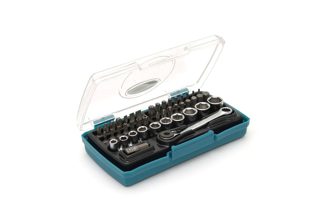 Socket wrench set, 44piece, mm, K 7102 Kamasa Tools