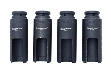 Steckschlüsseleinsätze für Einspritzdüsen, 4-teilig, mm