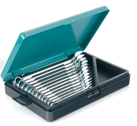 Ringmaulschlüsselsatz, 8-19 mm in Box