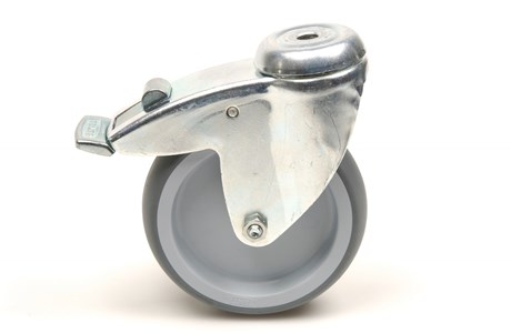 Rad mit Bremse für Werkzeugwagen