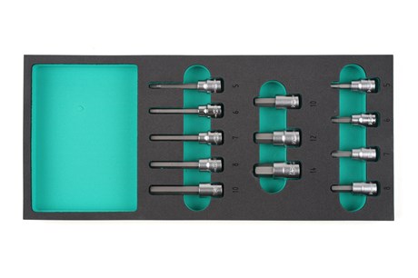 Steckeinsätze, Innensechskant, kurz und lang, 3/8"