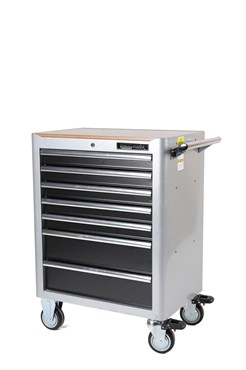Verktygsvagn, 7 lådor, Grå