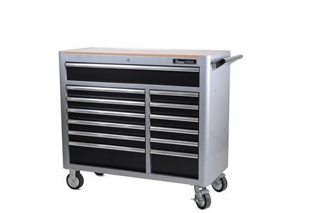 Werkzeugwagen, 13 Schubladen, grau