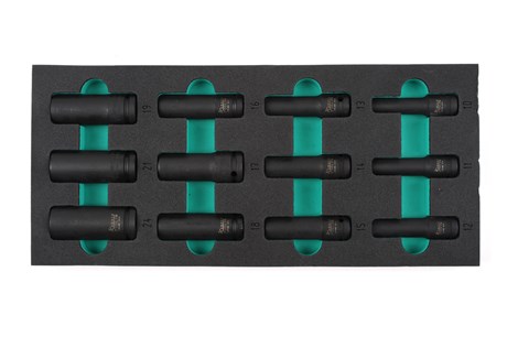 Schlag-Steckeinsätze lang, 1/2”, 10−24 mm