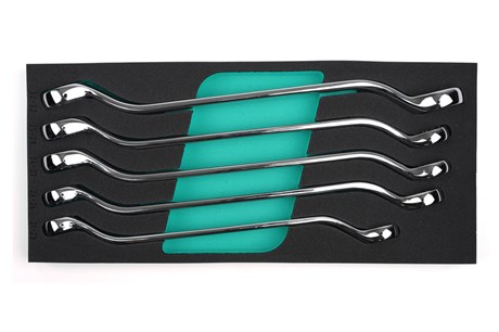 Gekröpfte Doppelringschlüssel, 21-32 mm