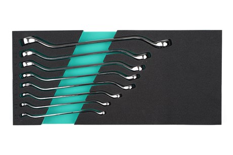 Gekröpfte Doppelringschlüssel, 6-22 mm