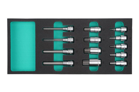 Steckeinsätze, Innensechskant, kurz und lang, 1/2"