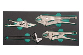 Locking pliers and adjustable wrench