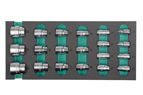 Steckeinsätze, 1/2", 10–34 mm