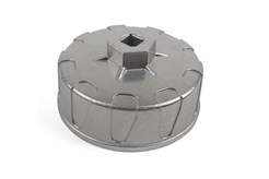 Profiled oil filter socket for removing and installing oil filter housing for replacement of oil filter element. 

• Dodge Sprinter
• Mercedes-Benz E320
• Jeep Cherokee, V6, Diesel
