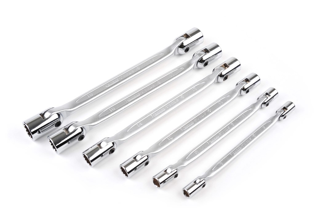 Flex head wrench set, mm, K 2432 Kamasa Tools