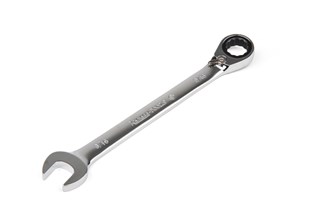 Combination wrenches with ratchet, inch