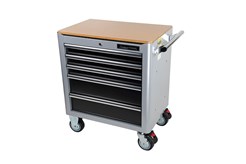 Werkzeugwagen, 5 Schubladen, grau