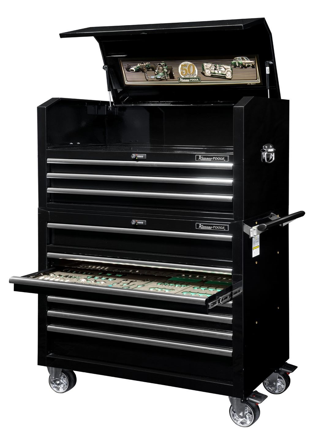 Werkzeugwagen, 10 Schubladen, breit